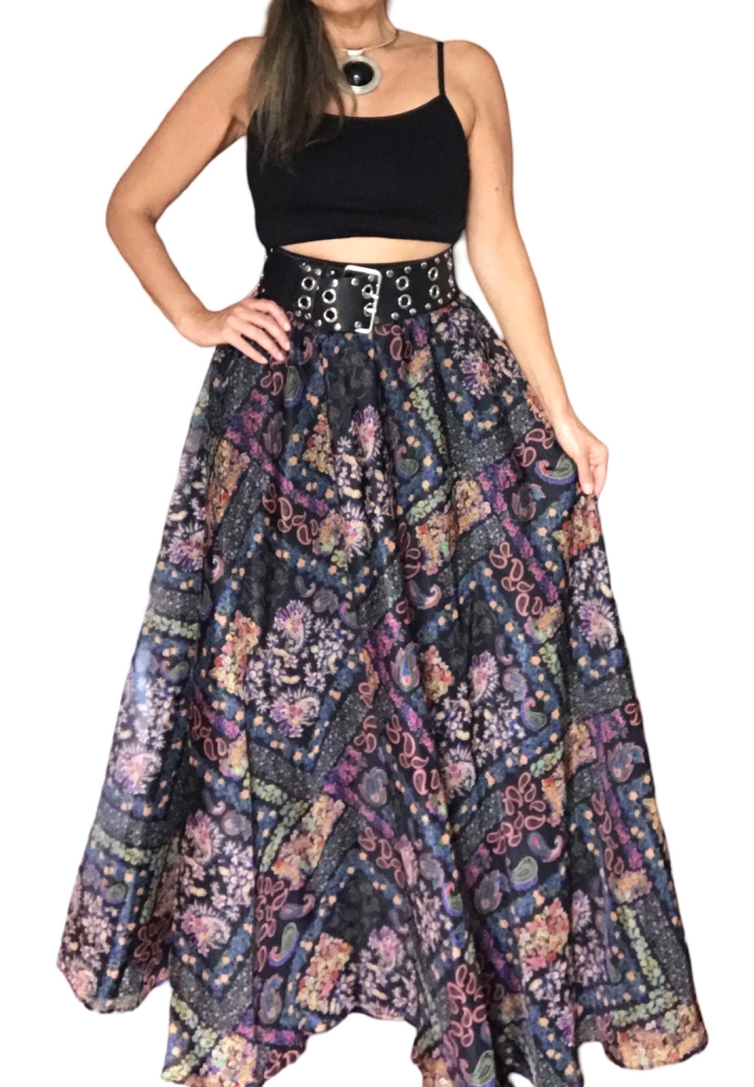 Dlouhá letní sukně - maxi sukně BOROS SK-L-BLC03